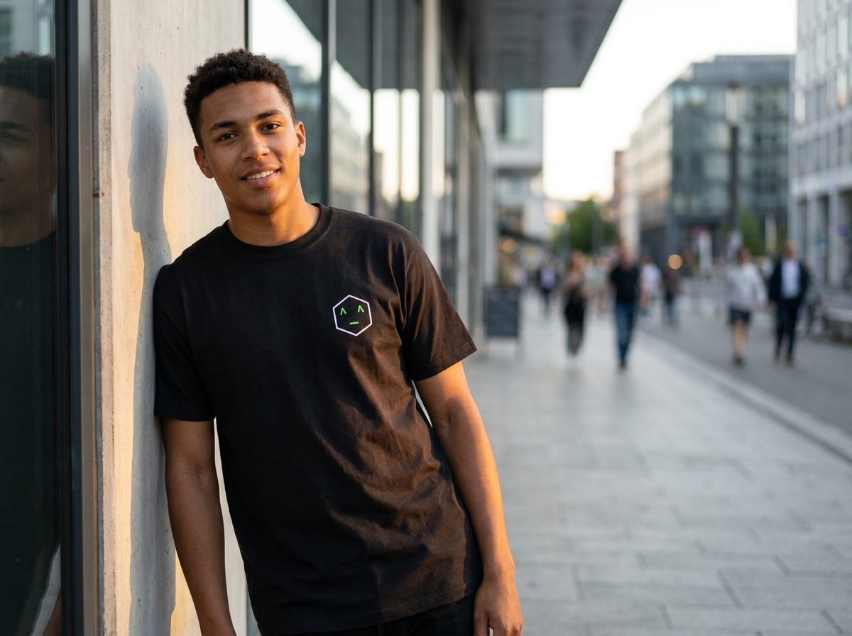 LWRDI Classic Hex Tee On Model